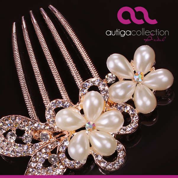 41-teiliges Braut-Haarschmuck Set In Weiß – Mit Röschen, Curlies & Perlen Für Hochzeit & Abendkleid