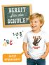 ® Kinder Jungen T-Shirt Einschulung 2025 mit Einschulungsjahr personalisierbar Geschenk für Dino-Fans Moonworks®preview