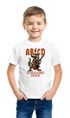 ® Kinder Jungen T-Shirt Einschulung 2025 mit Einschulungsjahr personalisierbar Geschenk für Dino-Fans Moonworks®preview
