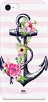 {variation2_option_id} Hülle Blumen Anker Flower Anchor Watercolor Handyhülle Handy Case Hardcover Schutzhülle Hardcase Autiga®preview