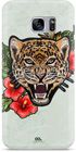 {variation2_option_id} Hülle Tiger Patch Tropical Palmblätter Sommer Stick-Optik Handyhülle Handy Case Hardcover Schutzhülle Hardcase Autiga®preview