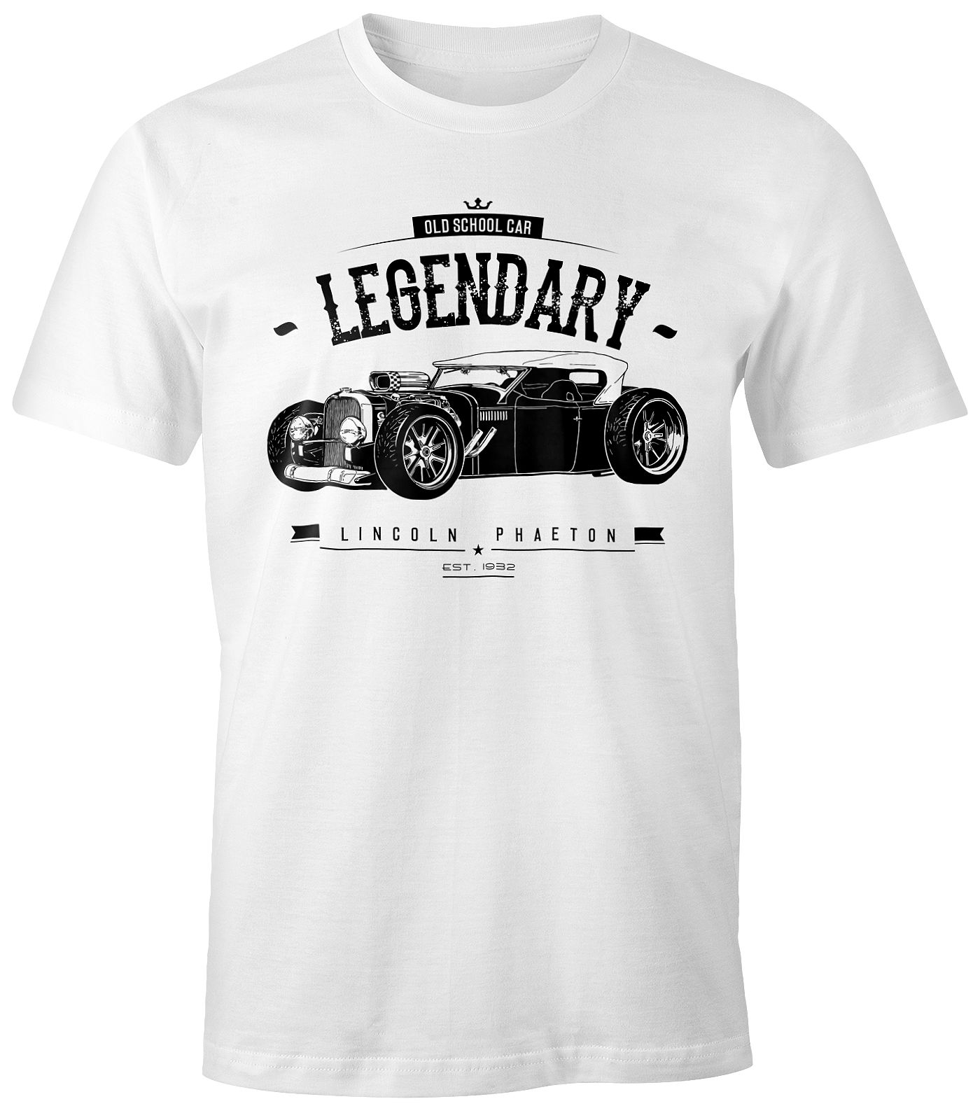 Maglietta Rockabilly Oldschool JRRTS Saline Di Bonneville Auto Da Corsa Hot Rod Retrò Vintage Di Bonneville Salt Flats Maglia T-shirt Uomo Cotone Morbido
