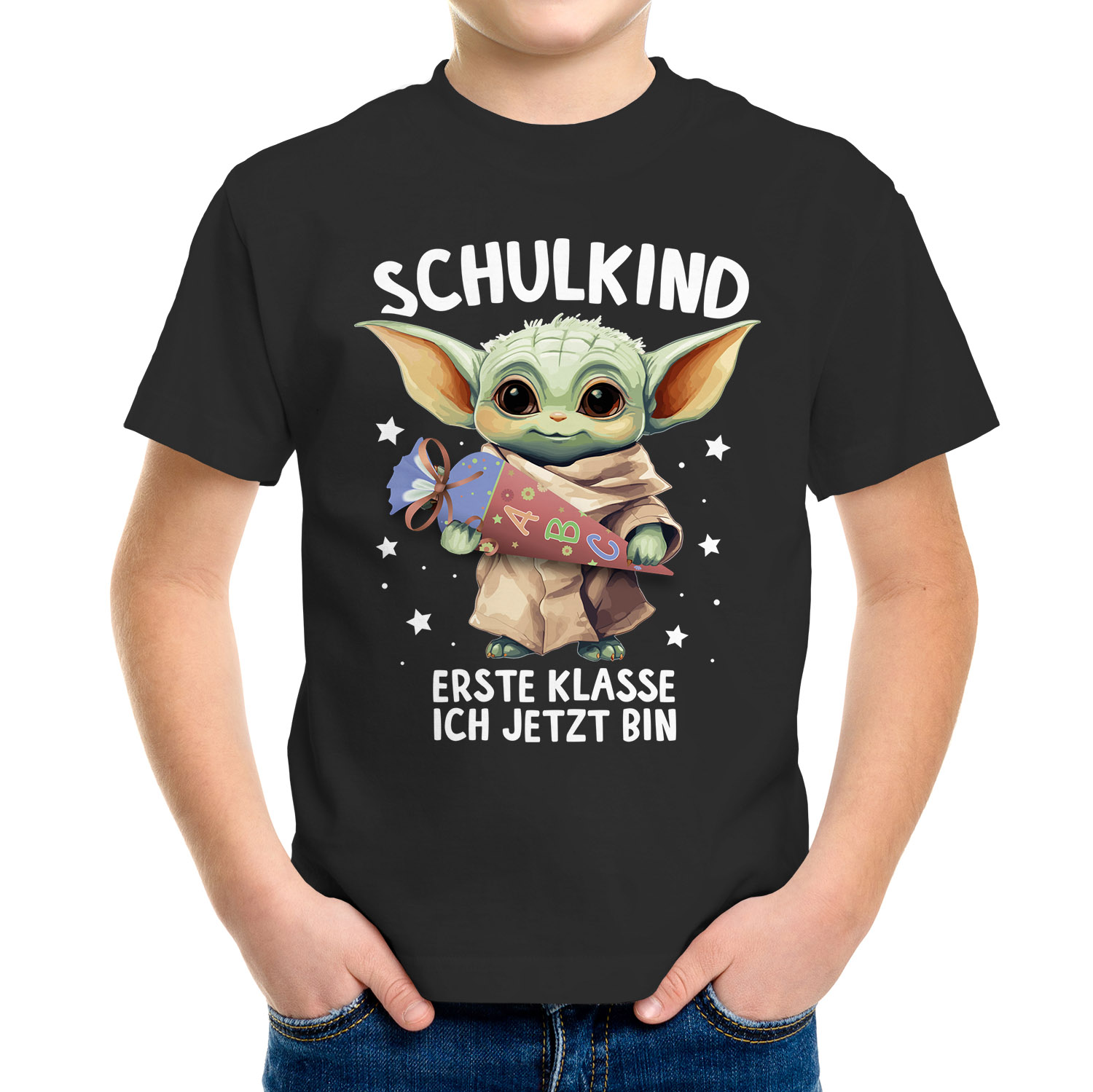 Einschulung T-Shirt Für Jungen – „Schulkind 2025“-Design, 100% Baumwolle, Größe 128 (7/8 Jahre), Navy