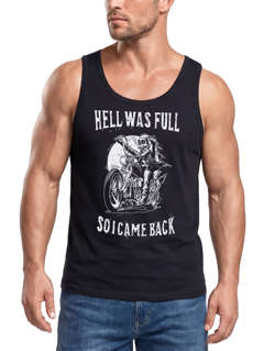 Stylishes Herren Tank-Top Hell was full so I came back Muskelshirt Muscle Shirt Neverless®