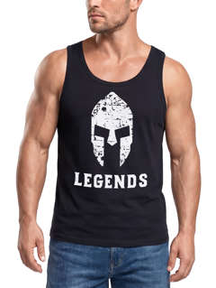 Herren Tank Top Legends Legends Sparta Spartaner Helm Neverless Neverless®