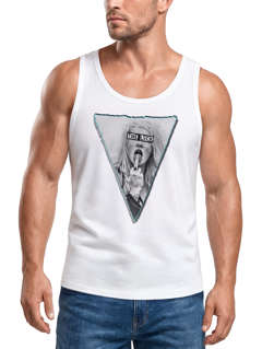 Herren Tank Top mit Frau die Mittelfinger zeigt The Lick Fuck Off Neverless®