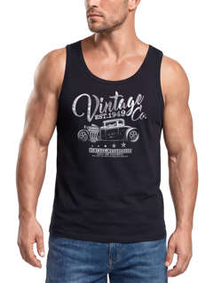 Herren Tank Top Hot Rod Retro Auto Vintage Car Oldschool Mobile Neverless®