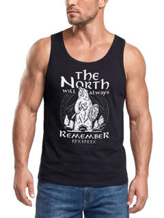 Herren Tank-Top Bär Wiking Adventure Runen the North Natur Muskelshirt Muscle Shirt Neverless®