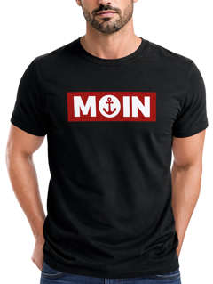 Herren T-Shirt Moin norddeutsch Morgen Anker Fashion Streetstyle Neverless®