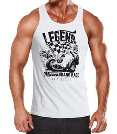 Herren Tank-Top Auto Rennen Legend Racer Hotrod Oldschool Oldtimer Muskelshirt Neverless®