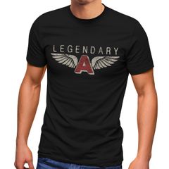 Neverless® Herren T-Shirt Legendary Wings A Flügel Airforce Pilot Flieger Fashion Streetstyle