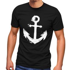 Herren T-Shirt mit Anker Motiv maritime Fashion Streetstyle Neverless® 