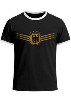 Herren Deutschland Fußball WM-Shirt 2026 FußballWeltmeisterschaft Deutschlandshirt mit Bundesadler Retro Moonworks®