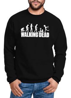 Sweatshirt Herren Walking Dead Rundhals-Pullover Moonworks®