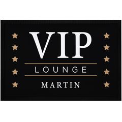 Fußmatte mit Namen VIP Lounge eigener Vorname personalisierbare Türmatte rutschfest & waschbar SpecialMe®