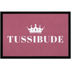 Fußmatte Tussibude Krone Türmatte für Mädels-WG rutschfest & waschbar Moonworks®