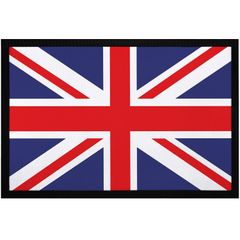 Fußmatte Union Jack Britische Flagge Aufdruck Print Fahne England rutschfest & waschbar Moonworks®