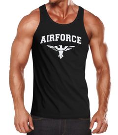 Herren Tank-Top Airforce US Army Adler Militär Muskelshirt Muscle Shirt Neverless®