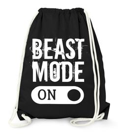 Turnbeutel Beast Mode On Bodybuilder Fitness Gym Bag - Moonworks®
