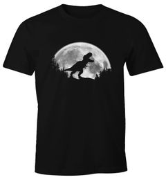 Herren T-Shirt T-Rex Tyrannosaurus Dinosaurier Fun-Shirt Outdoor Adventure Moonworks®