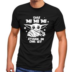 Herren T-Shirt Parodie Spruch Das mi mi mi stark in dir ist Fun-Shirt Moonworks®