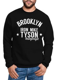 Sweatshirt Herren Brooklyn New York Iron Mike Tyson Boxing Gym Moonworks®