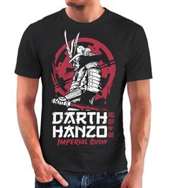 Herren T-Shirt Hattori Hanzo Parodie Darth Vader Movie Film Fashion Streetstyle Neverless®