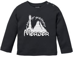 Moonworks® Baby Langarm-Shirt Fantasy Parodie Mordor lustig Geschenk für Jungen Mädchen Babyshirt Jungen Mädchen