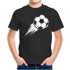 Kinder T-Shirt Jungen Fußball-Motiv Sport-Kleidung Geschenk für Jungen Fußballfan Moonworks®