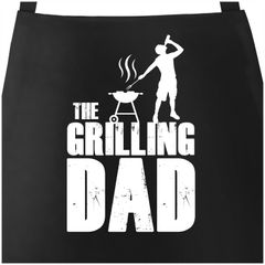 Grill-Schürze für Männer The Grillling Dad Griller Grill-Geschenk Papa Vatertag Parodie Spruch lustig Moonworks®