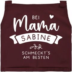 Kochschürze Backschürze Damen mit Namen und Spruch Geschenk für Mama personalisiert Muttertag Baumwolle SpecialMe®