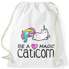 Turnbeutel Be a magic caticorn Einhorn Unicorn Gymbag Moonworks®