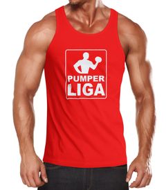 Herren Tanktop Pumper Liga Fitness Gym Bodybuilder Shirt Muskelshirt Moonworks®