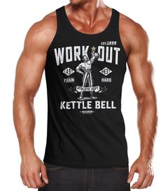 Herren Tank-Top Kettle-Bell Muskelshirt Gym Muscle Shirt Fitness Neverless®