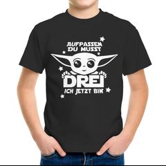 Kinder T-Shirt Jungen Geburtstag Aufpassen du musst Spruch lustig Geschenk für Jungen Mädchen Moonworks®