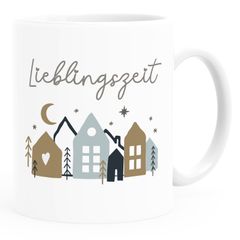 Kaffee-Tasse Lieblingszeit Winterzeit Weihnachten Geschenk Adventskalender Wichteln SpecialMe®