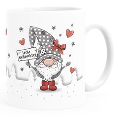 Kaffee-Tasse Frohe Weihnachten Wichtel Zwerg Gnom Weihnachtsmotiv persönliche Geschenke SpecialMe®