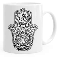 Tasse Hamsa Hand der Fatima einfarbig Autiga®