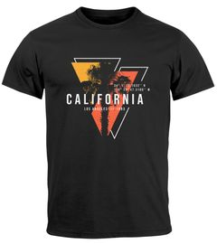 Herren T-Shirt California Los Angeles Surfing Motiv Sommer Fashion USA Streetstyle Print Aufdruck Neverless®