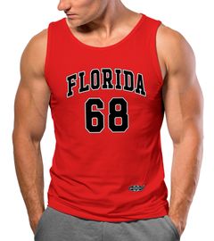 Herren Tank-Top Print Florida 86 Trikot College Style Basketball Sport Muskelshirt Neverless®