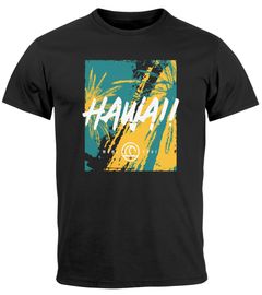 Herren T-Shirt Hawaii Surfing Palmen Aufdruck Sommer Print Fashion Streetstyle Neverless®