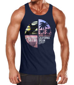 Herren Tanktop California Surfing Moonworks®