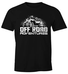 Herren T-Shirt Off-Road Geländewagen Adventures Moonworks®