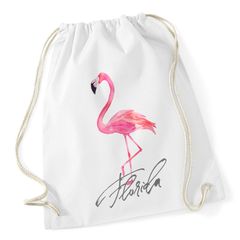 Flamingo Turnbeutel Seepferdchen Watercolor Autiga®