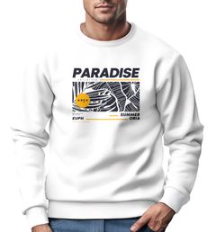 Sweatshirt Herren Paradise Unlimited Sommer Rundhals-Pullover Fashion Streetwear Neverless®
