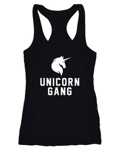 Einhorn Shirt Tank-Top Unicorn Gang Moonworks®