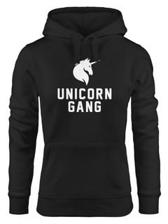 Unicorn Gang Kapuzen-Pullover Damen Einhorn Hoodie Moonworks®