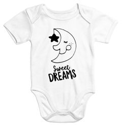 Baby-Body Sweet Dreams Süße Träume Mond Moon Bio-Baumwolle Einteiler Moonworks®