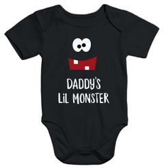 kurzarm Baby-Body Daddy`s Lil Monster Bio-Baumwolle Moonworks®