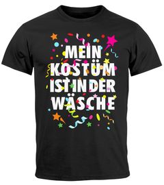 Herren T-Shirt Fasching Karneval Kostüm Verkleidung Last Minute Faschingskostüme Männer Funshirt Moonworks®